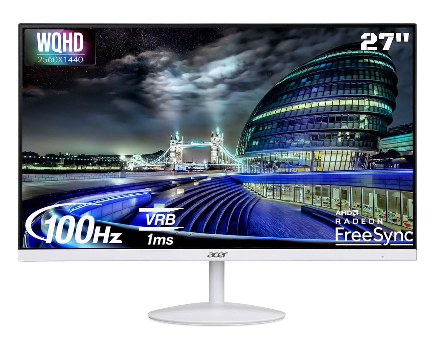 Acer SA272U E 27 Inch WQHD 2560×1440 Resolution IPS Monitor