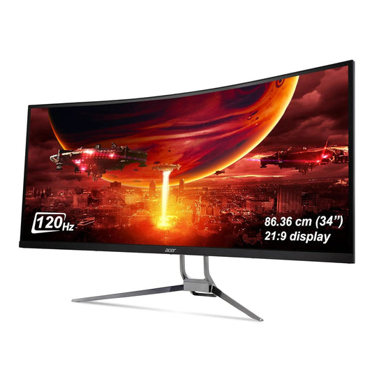 Acer ED343CUR J 34 Inch UWQHD (3440x1440) Pixels VA Panel 1000R Curved Backlight LED Monitor