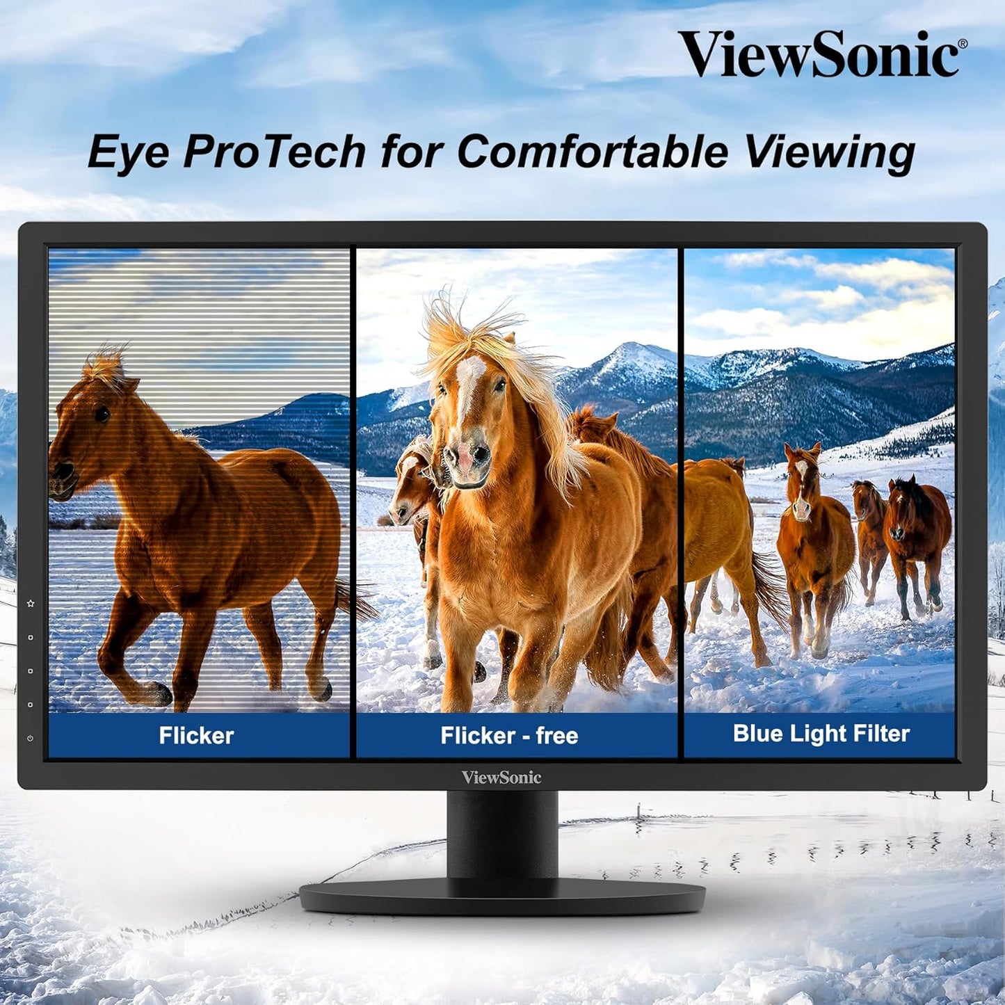 ViewSonic 22 Inch 60Hz VA2025-H Monitor
