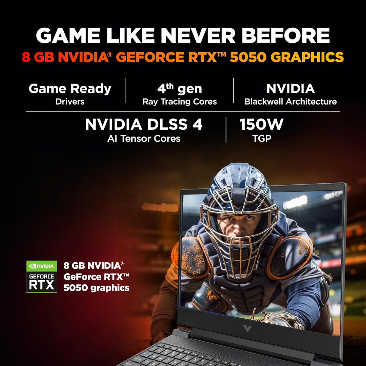 HP Victus, 13th Gen Intel Core i7-13620H, 8GB RTX 5050 (Upgradeable 24GB DDR5, 1TB SSD) FHD, 144Hz, IPS, 300nits, 15.6''/39.6cm, Win11, M365*Office24, Mica Silver, 2.29kg, fa2309TX, RGB, Gaming Laptop