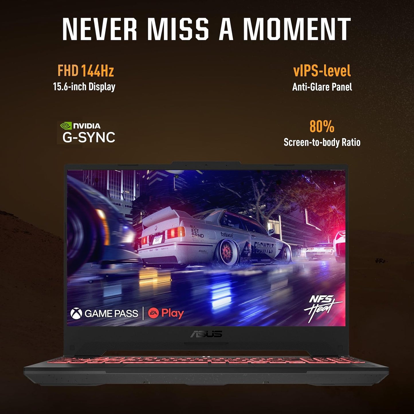 ASUS 2023- TUF F15 FX507VV-LP287W [CI7-13620H 13TH GEN/16GB/512GB SSD/WIN11 HOME/15.6 INCH/8GB-RTX4060 GRAPHICS /1 YEAR(S)/GREY]