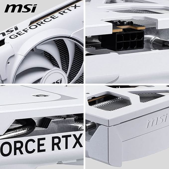 MSI GeForce RTX 5060 8G Ventus 2X OC White Graphic Card