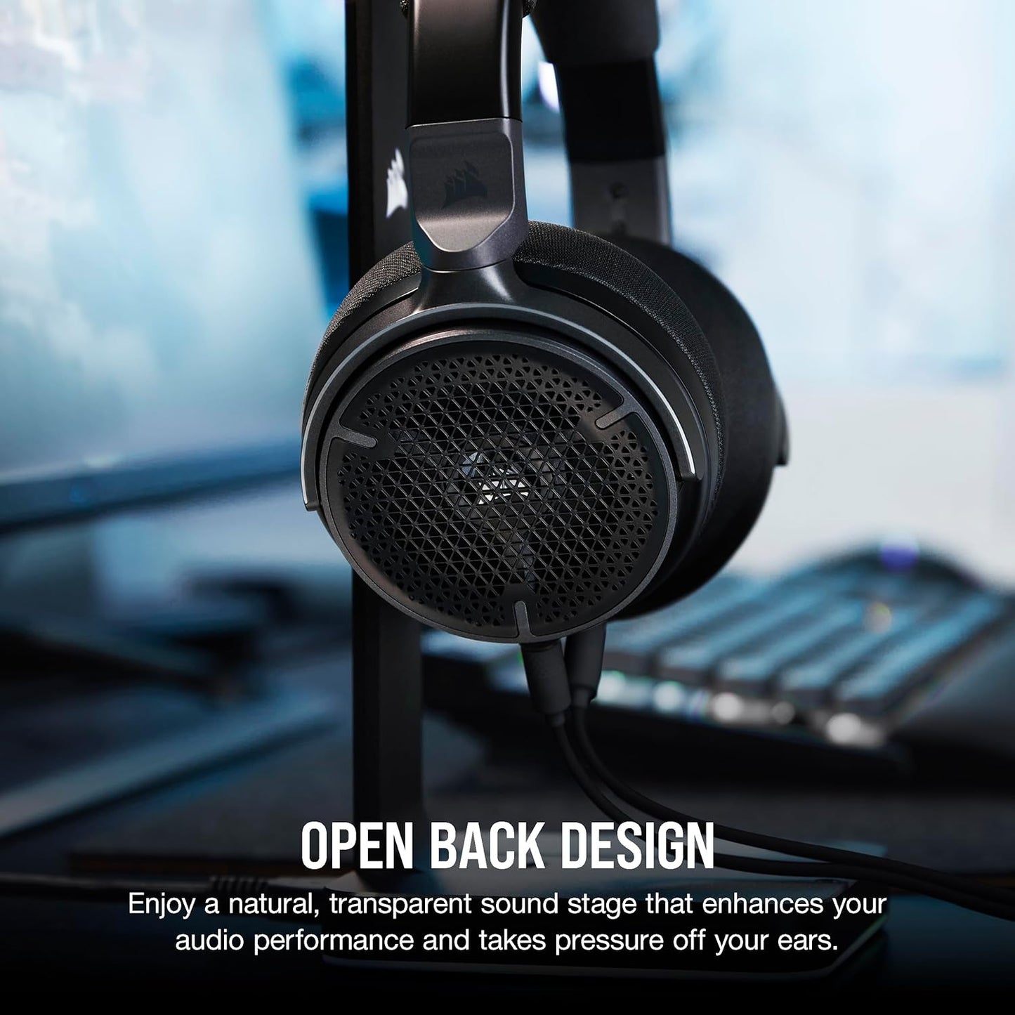 CORSAIR VIRTUOSO PRO OPEN BACK STREAMING/GAMING HEADSET - CARBON