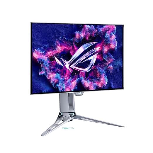 ASUS ROG Swift OLED PG27AQWP-W 26.5 Inch WOLED QHD Gaming Monitor