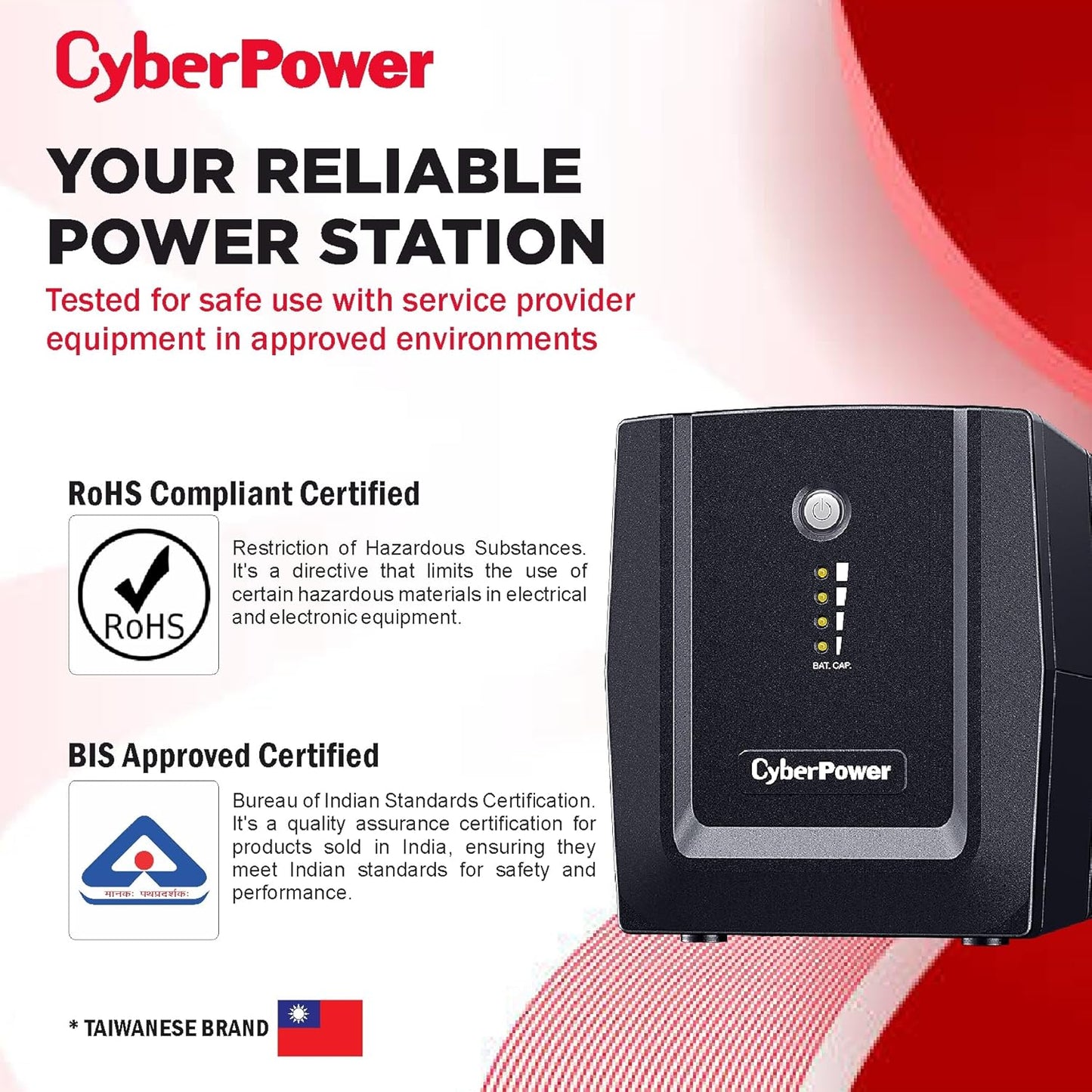 CYBER POWER 1.2 KVA UPS