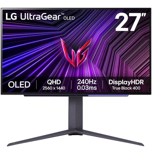 LG ULTRAGEAR OLED 27GS95QE-B 27 INCH GAMING MONITOR