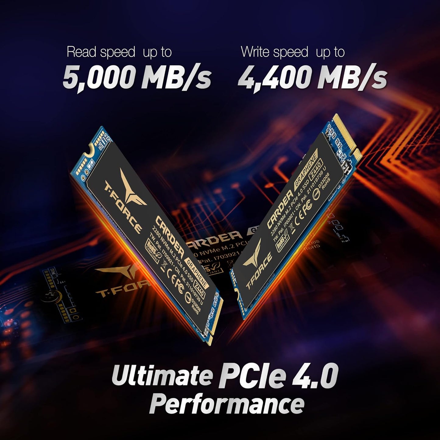 TEAMGROUP CARDEA ZERO Z440 2TB M.2 NVME GEN4 INTERNAL SSD