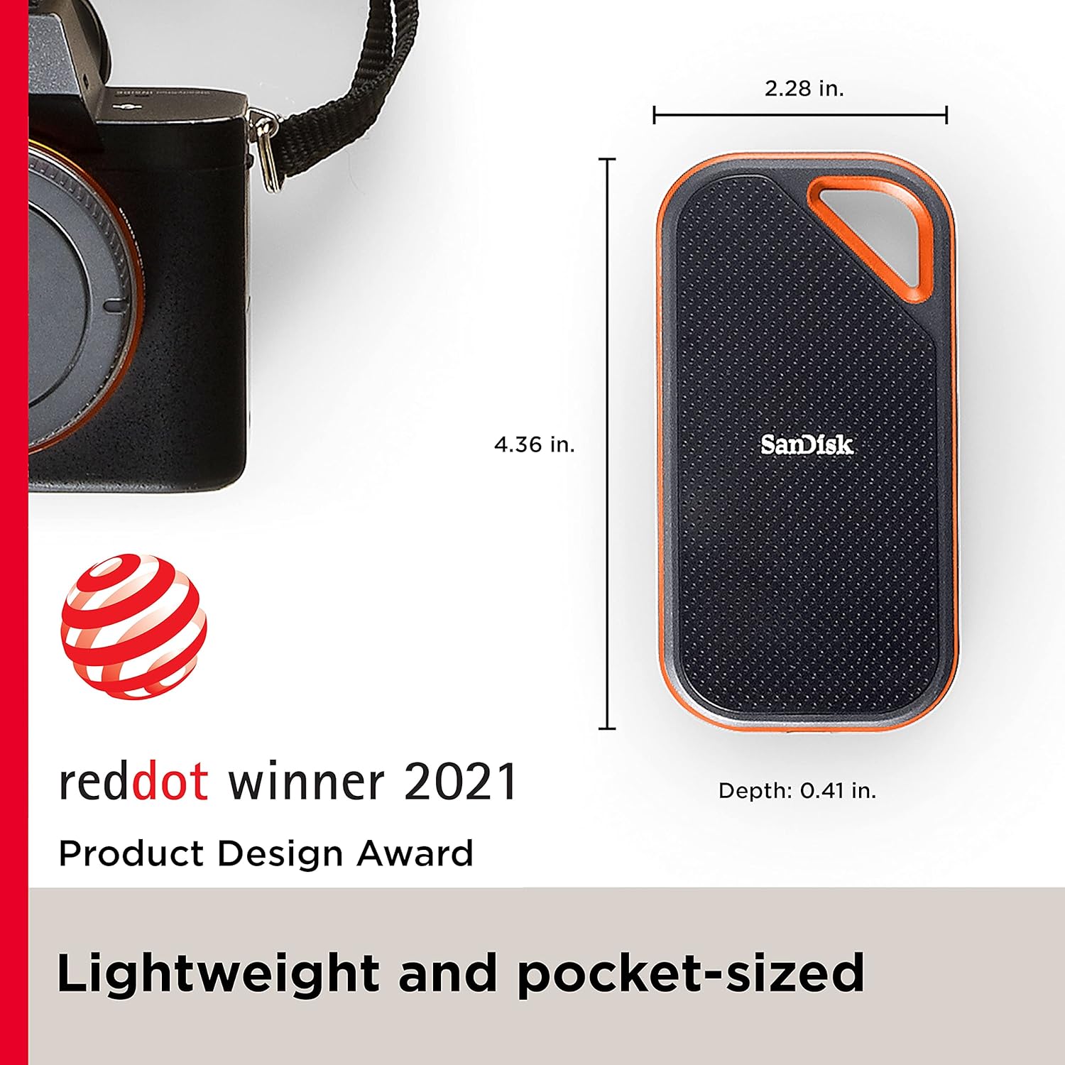 SANDISK 4TB EXTREME PRO E81 PORTABLE SSD SDSSDE81-4T00-G25