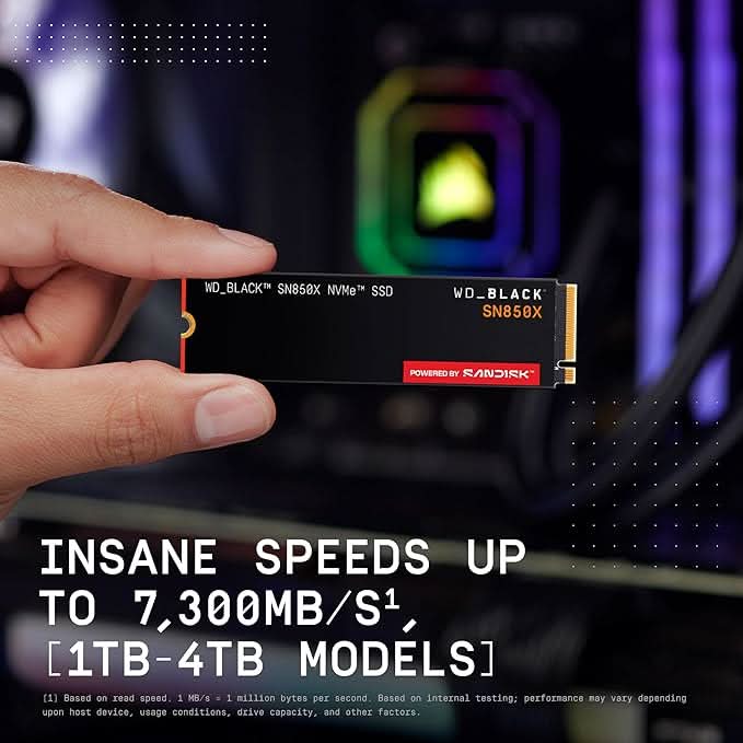 Western Digital WD Black SN850X NVMe 4TB WDS400T2X0E-00BCA0