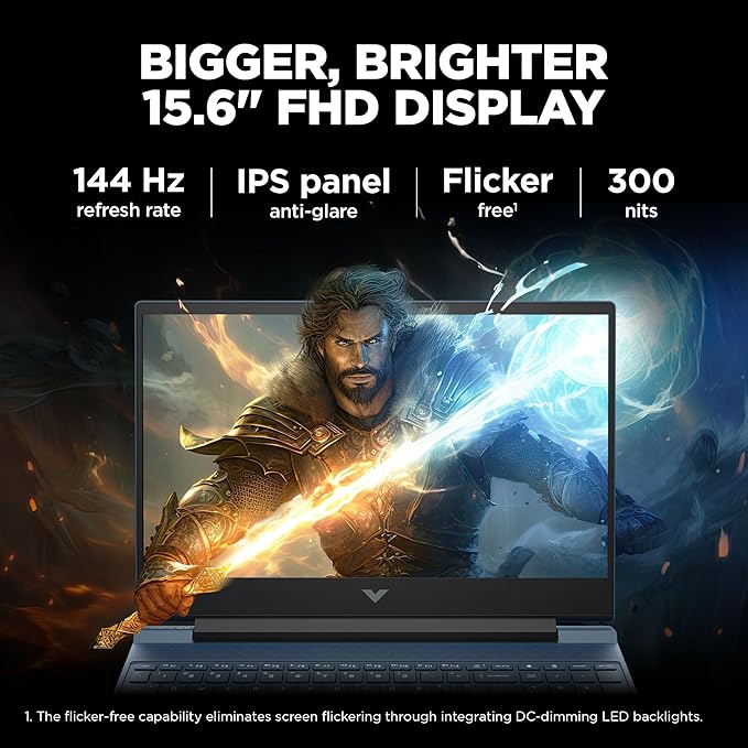 HP VICTUS 15 FB3036AX [R7-8845HS/16GB/512GB SSD/WIN11 HOME+MS24/15.6"/8GB-RTX4060 GRAPHICS/1 YEAR(S)/BLUE]