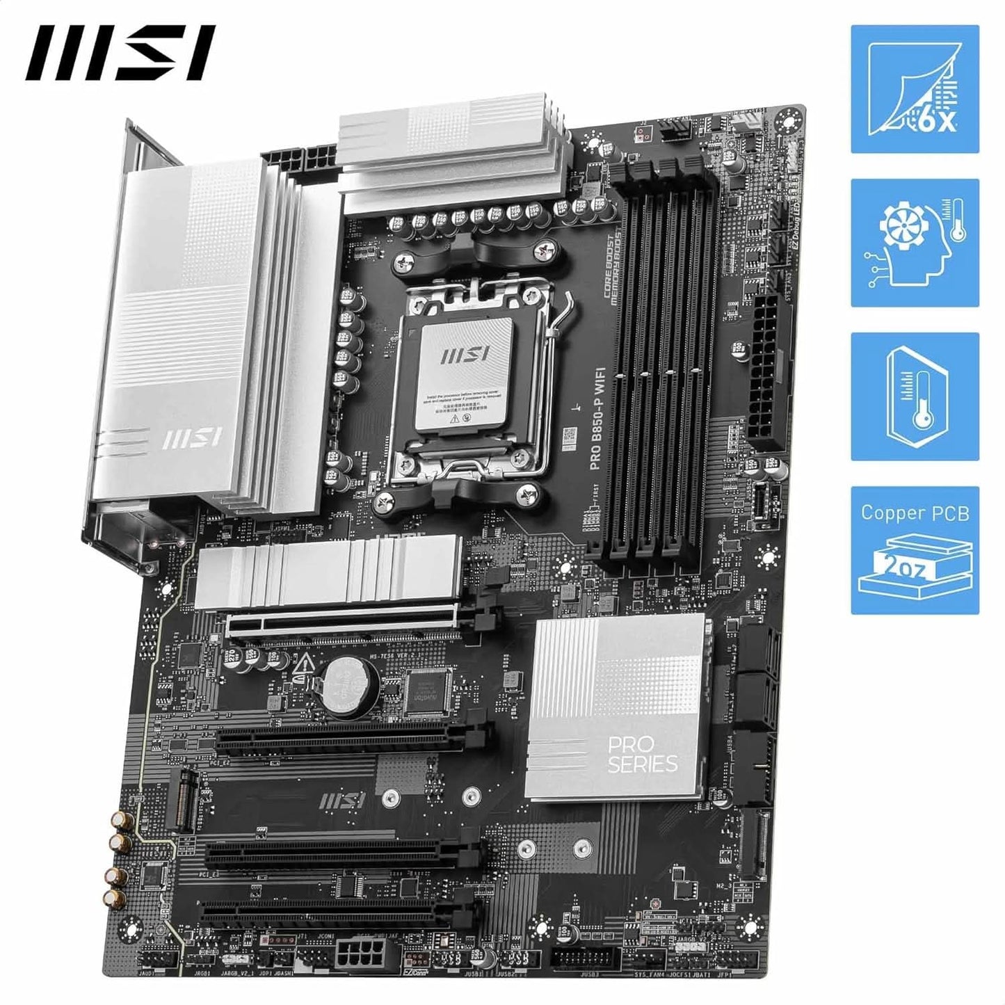 MSI PRO B850-P WiFi Motherboard