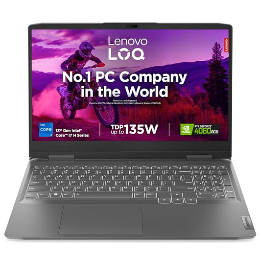 LENOVO LOQ INTEL CORE I7 13TH GEN 13620H - (16 GB/512 GB SSD/WINDOWS 11 HOME/6 GB GRAPHICS/NVIDIA GEFORCE RTX 4050) 15IRH8 GAMING LAPTOP (15.6 INCH, STORM GREY, 2.4 KG, WITH MS OFFICE)