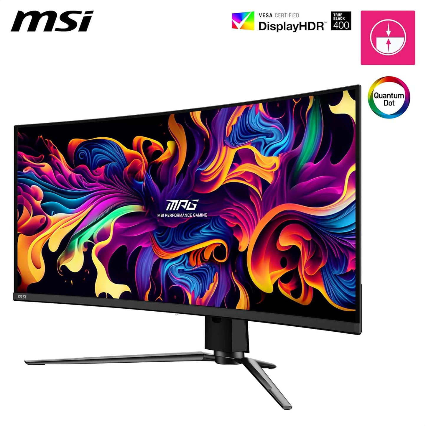 MSI MPG 341CQPX QD-OLED 34 INCH 2K UWQHD CURVED GAMING MONITOR