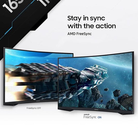 Samsung 27 Inch Odyssey G5 2K Curved Gaming Monitor LS27CG550EWXXL Black