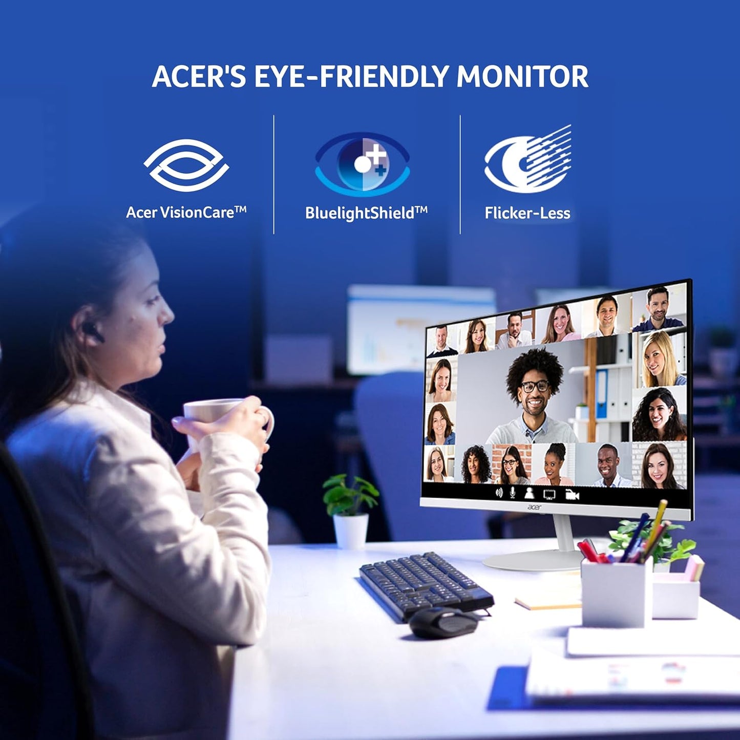 Acer SA272E 27 Inch Full HD IPS Ultra Slim (7.2mm Thick) Backlight LED LCD Monitor