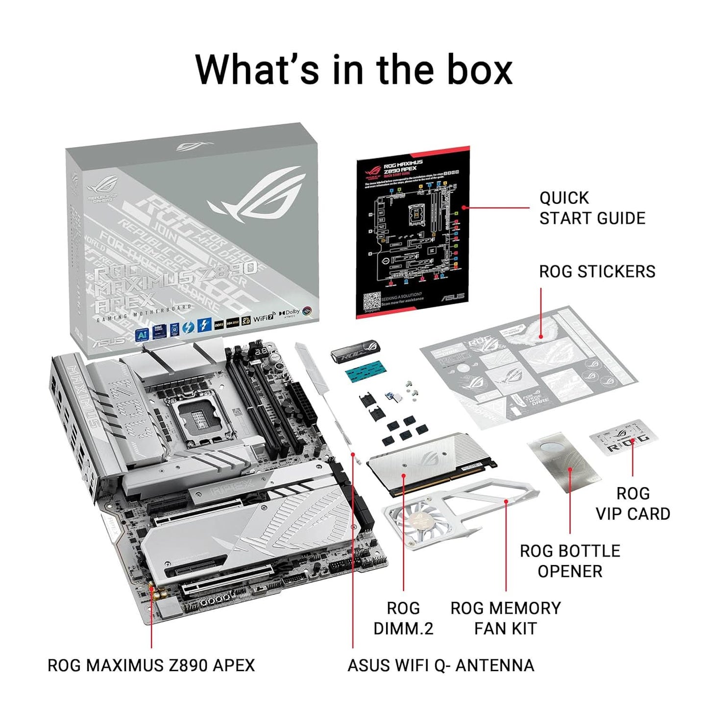 ASUS ROG MAXIMUS Z890 APEX Intel Z890 LGA 1851 ATX motherboard