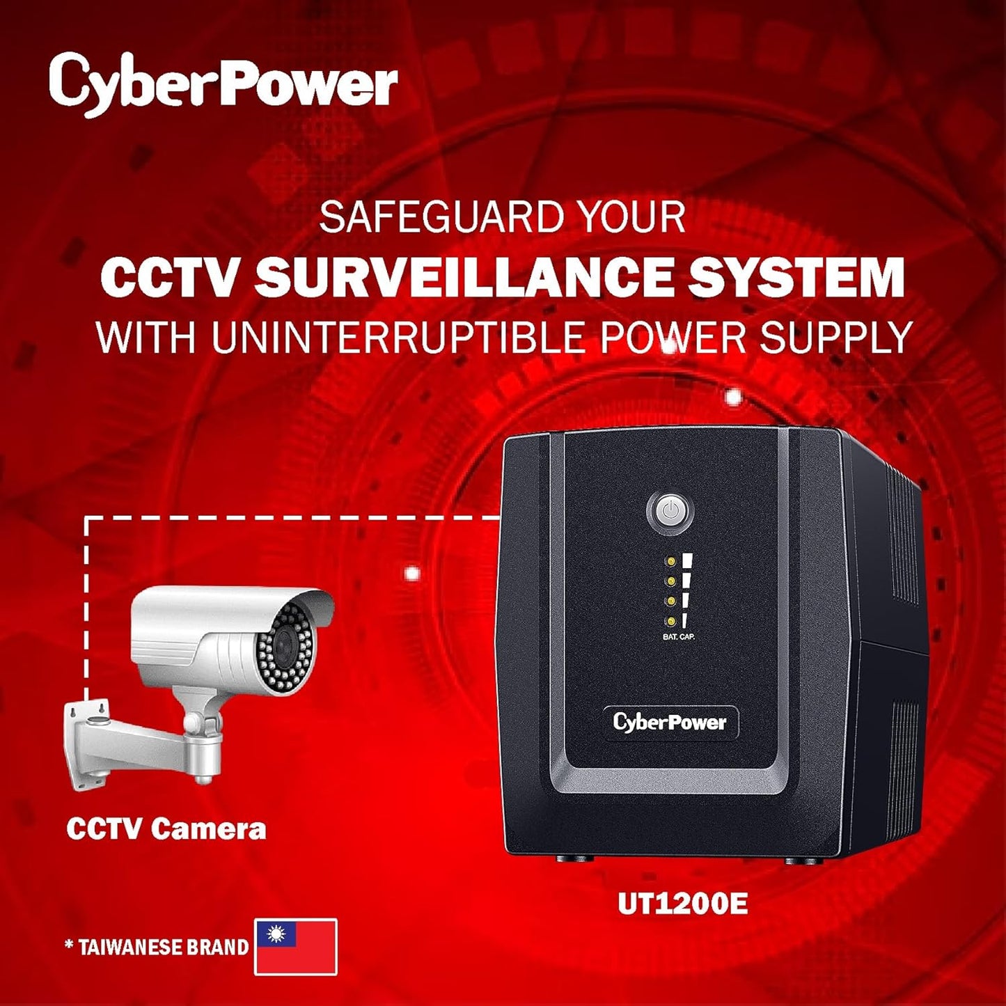 CYBER POWER 1.2 KVA UPS