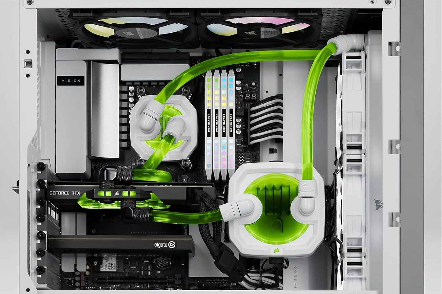 CORSAIR HYDRO X SERIES, XL8, PERFORMANCE COOLANT, 1L, TRANSLUCENT GREEN