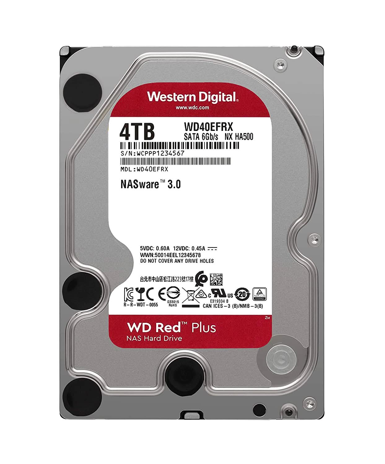 WESTERN DIGITAL RED 4TB NAS INTERNAL SATA HARD DRIVE WESTERN DIGITAL 4