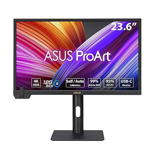 ASUS ProArt Display 24Inch 4K 12G SDI HLG Professional Monitor