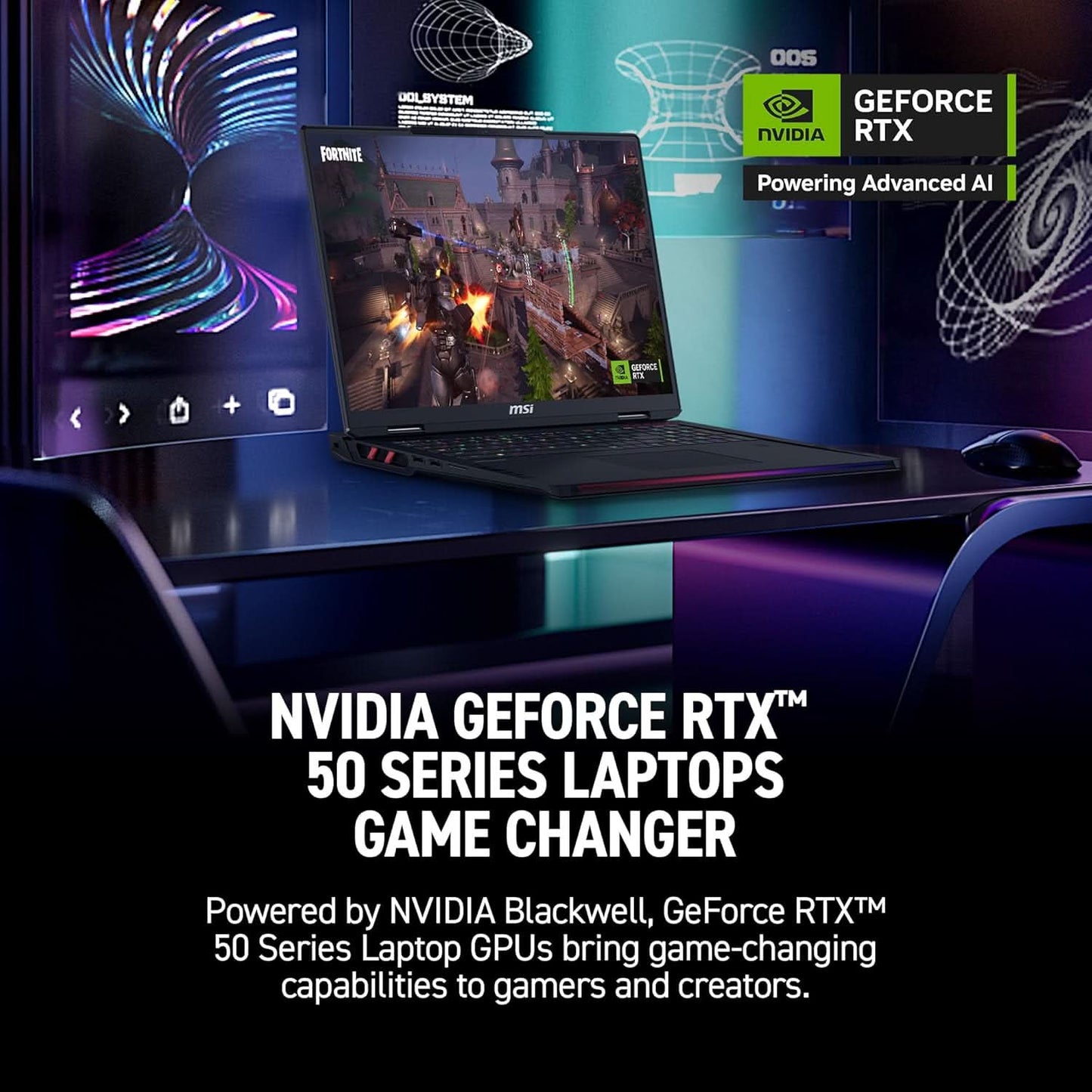 MSI Raider A18 HX 18 120Hz UHD+ Gaming Laptop: AMD Ryzen 9-9955HX3D, NVIDIA Geforce RTX 5080, 64GB DDR5, 2TB NVMe SSD, Type C, Wi-Fi 7, Win 11 Pro: Black A9WIG-082US