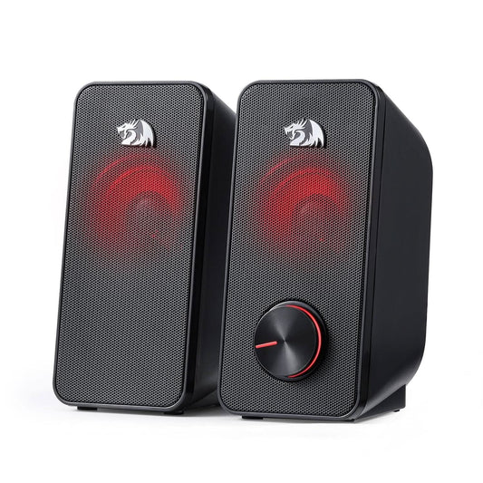 REDRAGON GS500 5 WATT 2.0 CHANNEL USB SPEAKER (GREY, BLACK, RED)