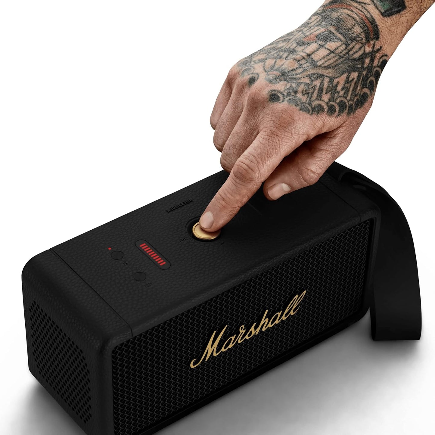 MARSHALL MIDDLETON PORTABLE BT SPEAKER BLACK BRASS