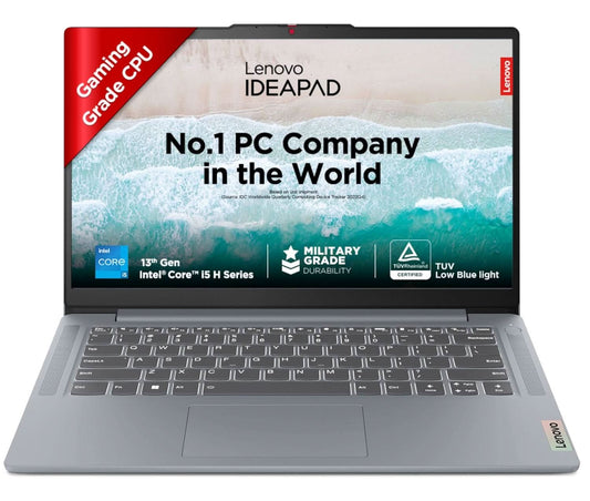 LENOVO IDEAPAD SLIM 3 83EL003PIN [CI5-13420H 13TH GEN/16GB/512GB SSD/WIN11 HOME+MSO/14.0 INCH/INTEGRATED GRAPHICS /1 YEAR(S)/GREY]