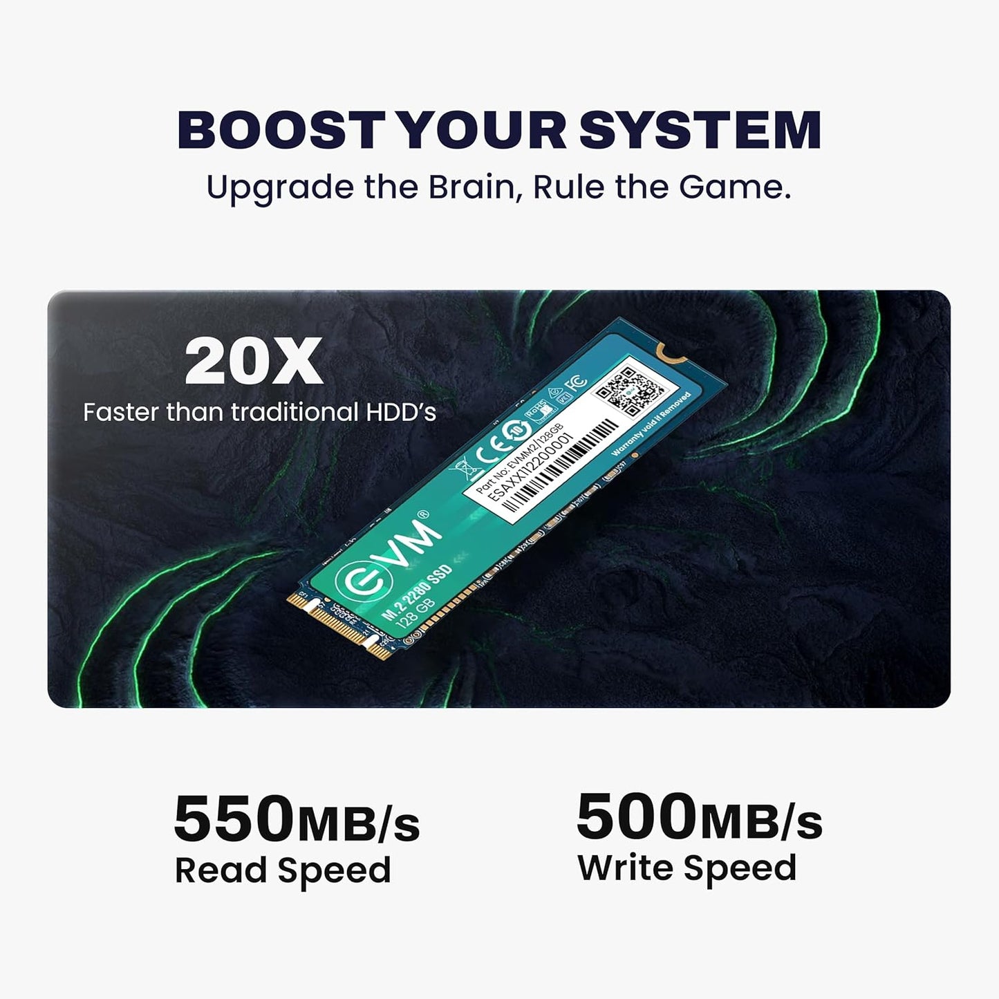 EVM 512GB M.2 INTERNAL SATA SSD EVMM2/512GB