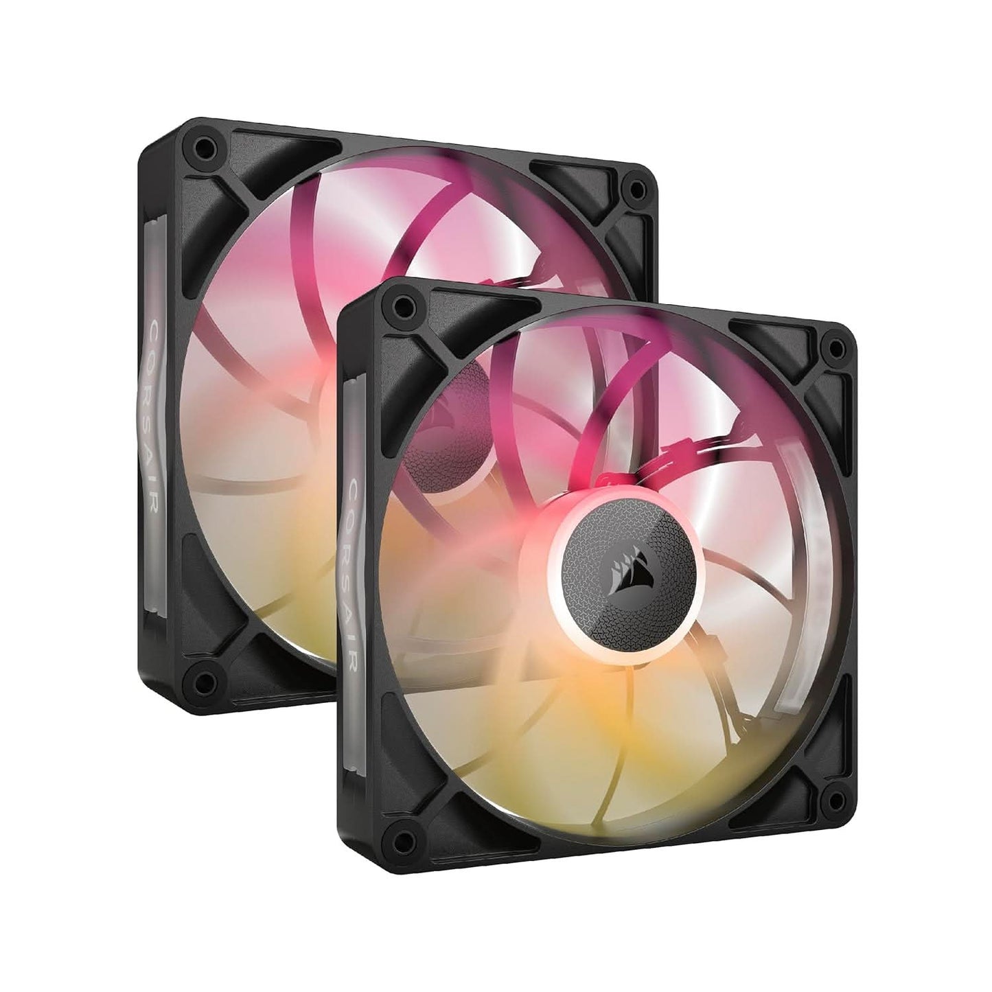 Corsair Fan RX RGB MAX Series, iCUE LINK RX140 RGB MAX, 140mm RGB Fan, Dual Fan Kit- CO-9051036-WW