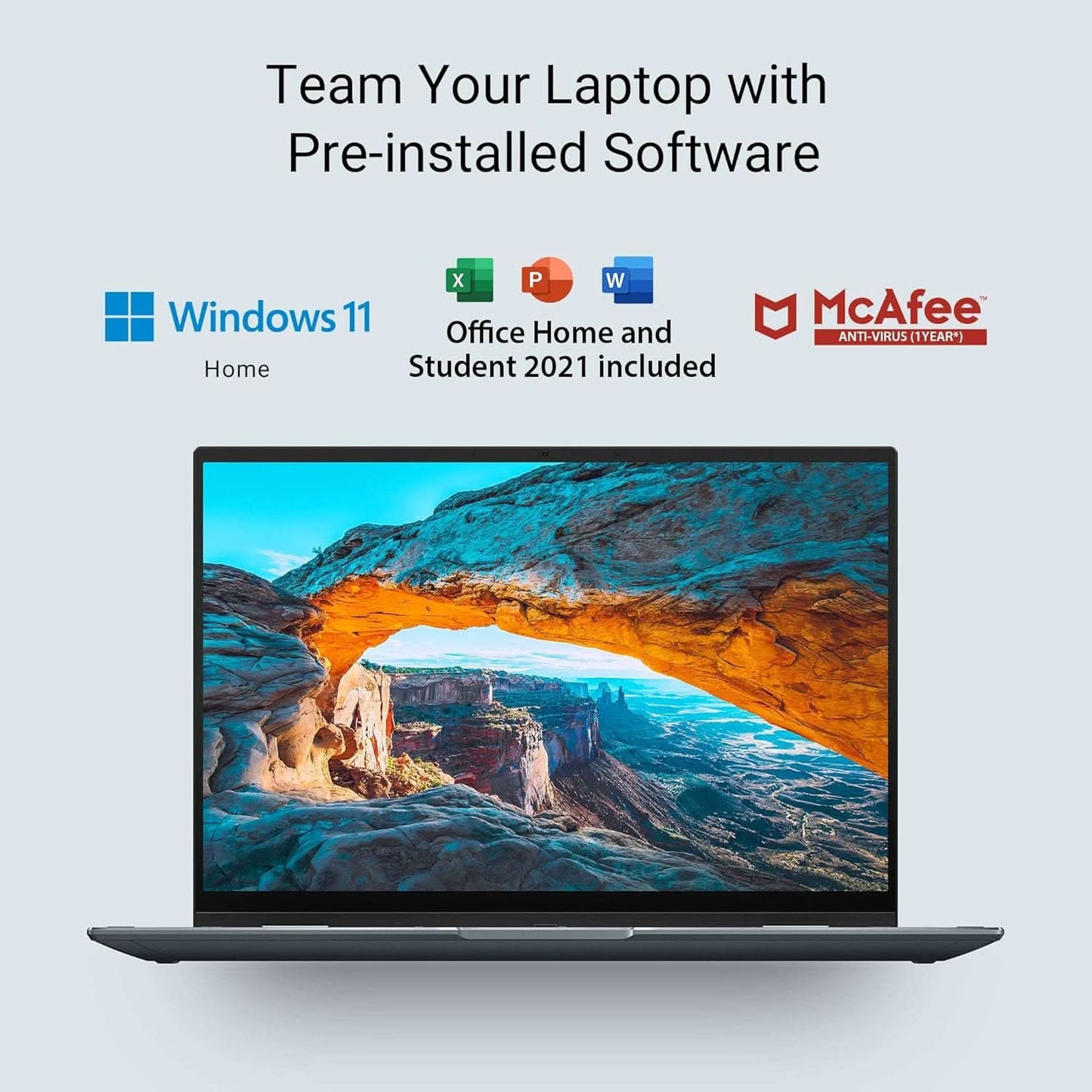 ASUS Zenbook Flip 14 OLED (2022), 14 inch(35.56 cm) 2.8K OLED 16:10 90Hz Touch, Intel Core i7 12th Gen, Thin &Light Laptop (16GB/1TB SSD/Iris Xe Graphics/Win 11/Office 2021/Grey/1.40 kg) UP5401ZA-KN711WS