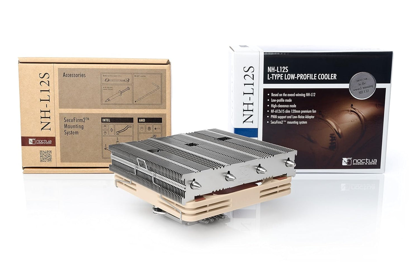 NOCTUA NH-L12S CPU AIR COOLER LOW PROFILE