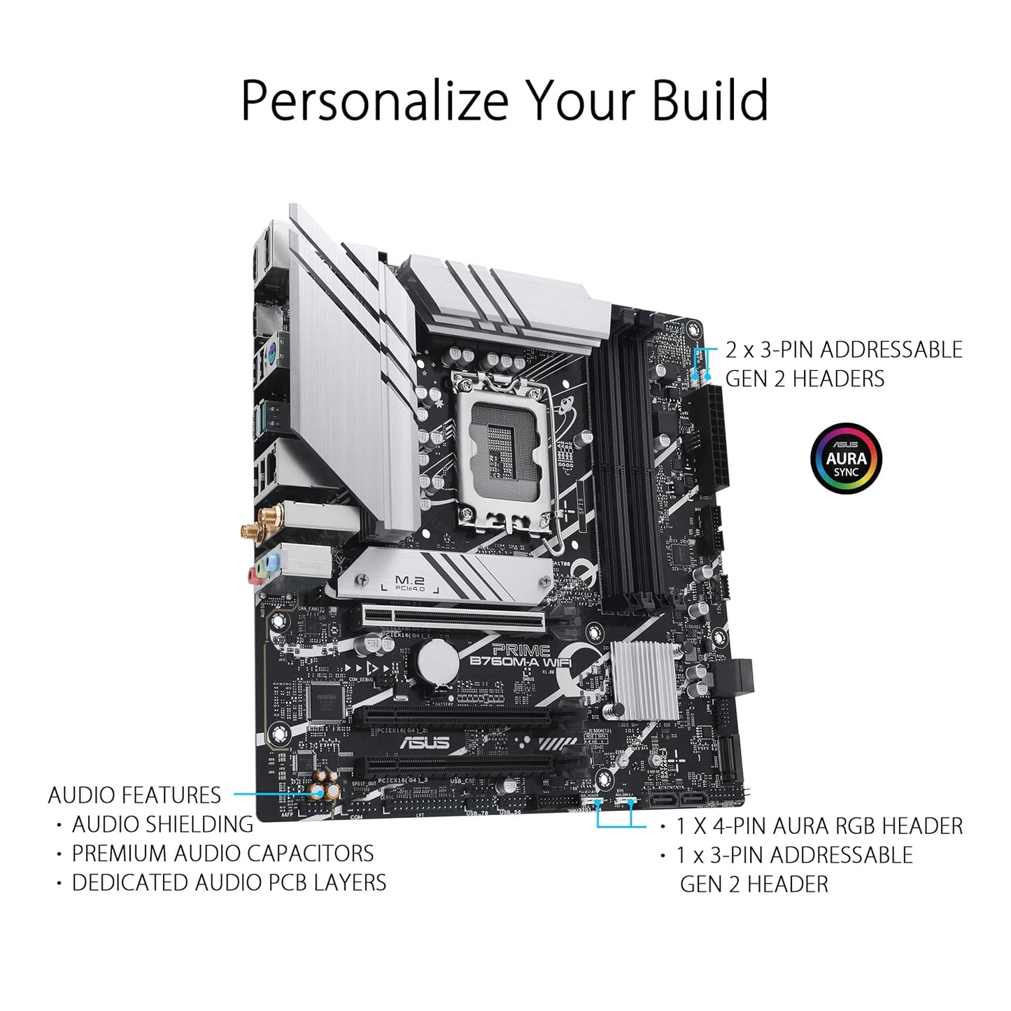 ASUS PRIME B760M-A WIFI MOTHERBOARD