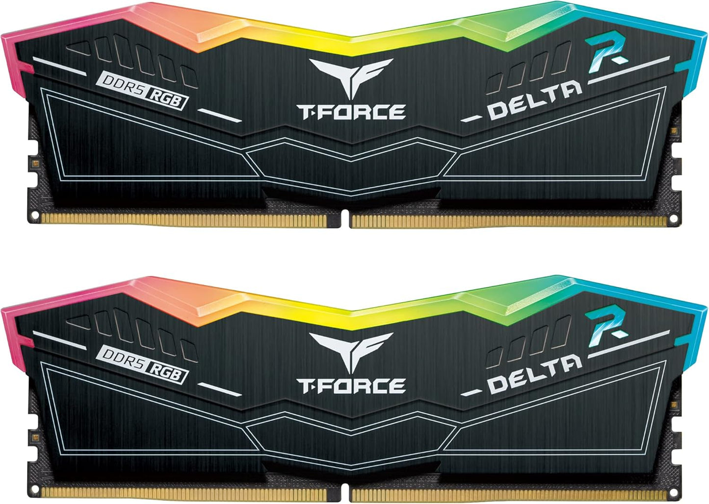 TEAMGROUP T-FORCE DELTA RGB 32GB (16GBX2) DDR5 7200MHZ DESKTOP RAM (BLACK)