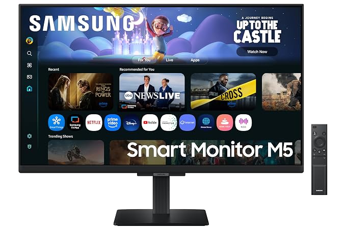 Samsung 27 Inch M5 Smart Monitor with Smart TV Experience