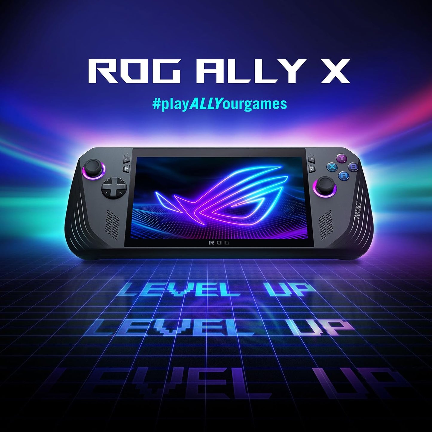 ASUS ROG ALLY X HANDHELD GAMING CONSOLE, 7 INCH FHD 16:9 120HZ 500 NITS, AMD RYZEN Z1 EXTREME PROCESSOR (24GB RAM/1TB SSD/AMD RADEON GRAPHICS/WINDOWS 11 HOME/BLACK/678 G), RC72LA-NH021W