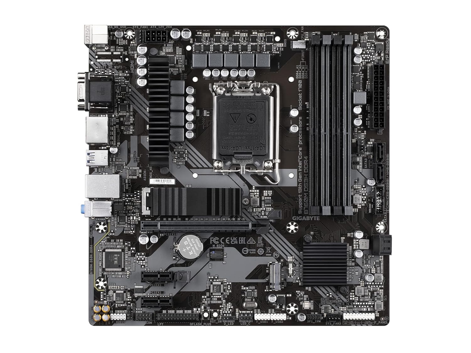 GIGABYTE GA-B760M-DS3H WIFI6E GEN5– Vishal Peripherals