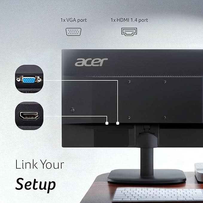 Acer EK220Q J0 21.5 Inch Full HD VA Panel Monitor