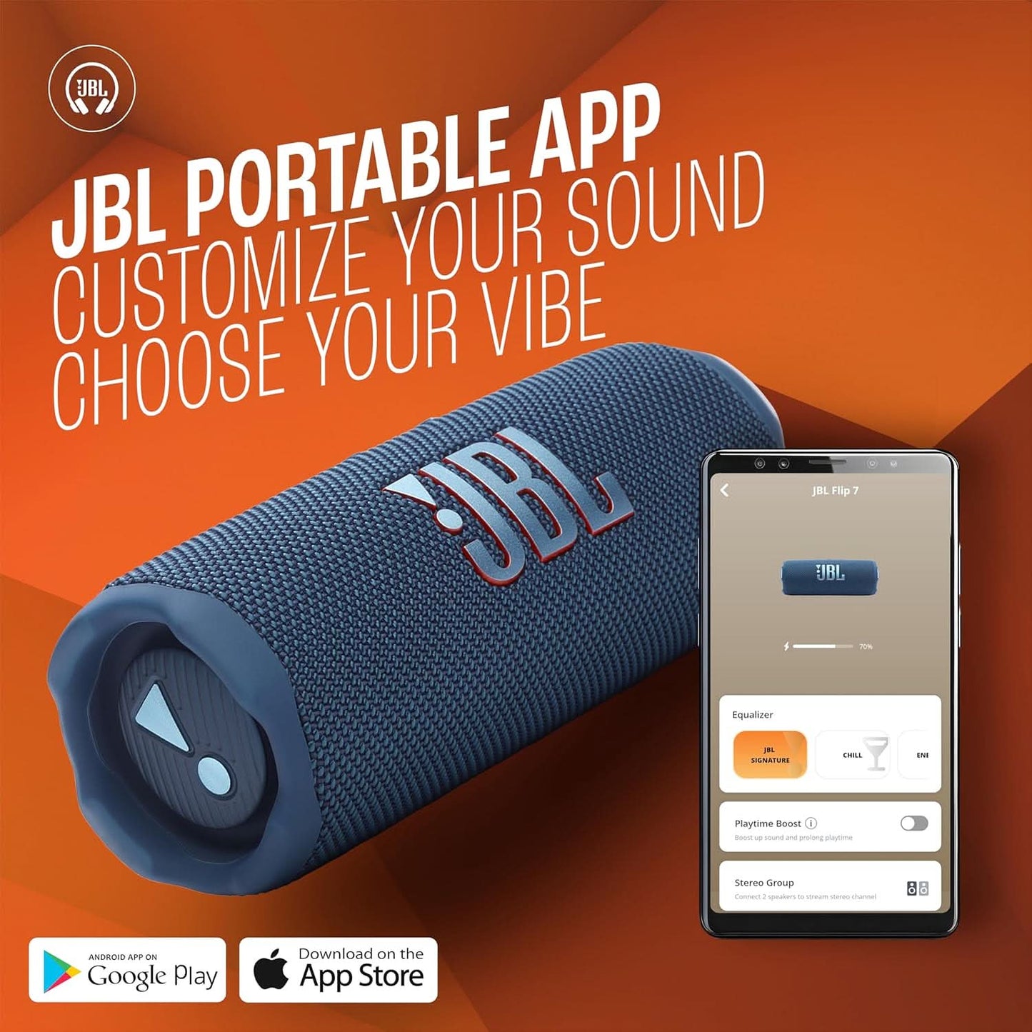 JBL Flip 7 Wireless Portable Bluetooth Speaker