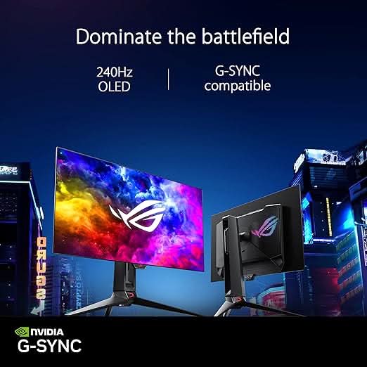 ASUS ROG Swift 27 Inch OLED DSC Gaming Monitor