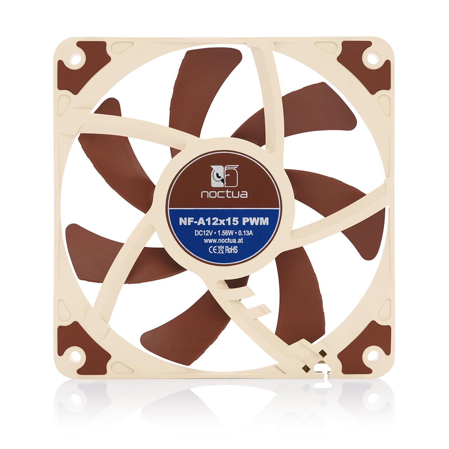 NOCTUA NF-A12X15 PWM CHROMAX.BLACK.SWAP, PREMIUM QUIET SLIM FAN, 4-PIN (120X15MM, BLACK)
