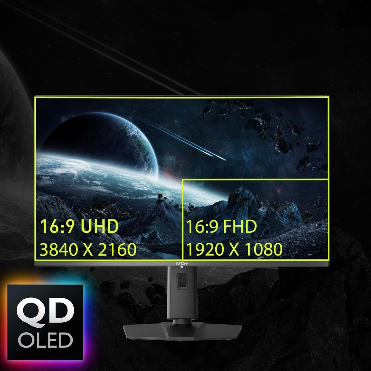 MSI MAG 321UPX QD-OLED, 32 INCH 4K UHD QUANTUM DOT OLED GAMING MONITOR