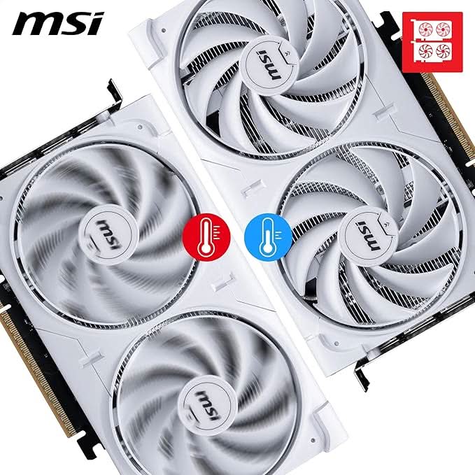 MSI GeForce RTX 5060 8G Ventus 2X OC White Graphic Card