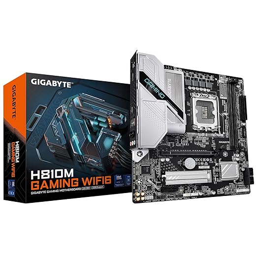 GIGABYTE H810M GAMING WIFI6 LGA 1851 DDR5 MOTHERBOARD