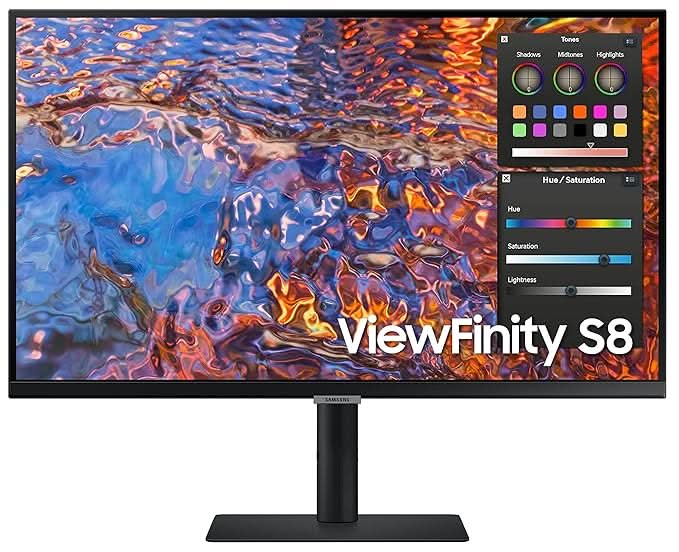 Samsung 27 Inch 4K UHD Viewfinity Monitor LS27B800PXWXXL