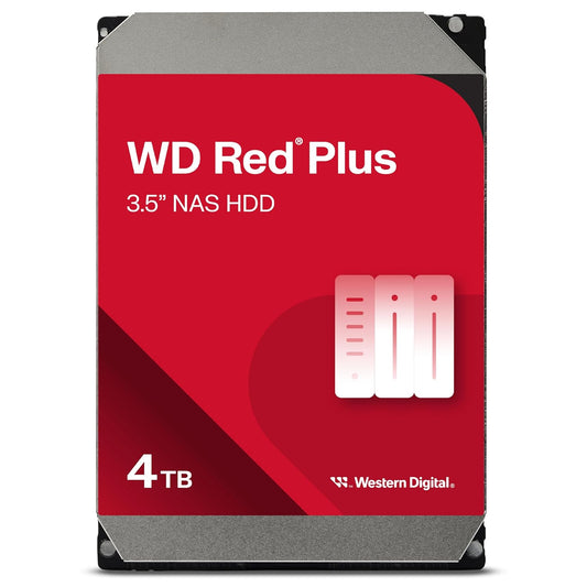 Western Digital 4TB Red Plus NAS Internal Hard Drive HDD WD40EFPX
