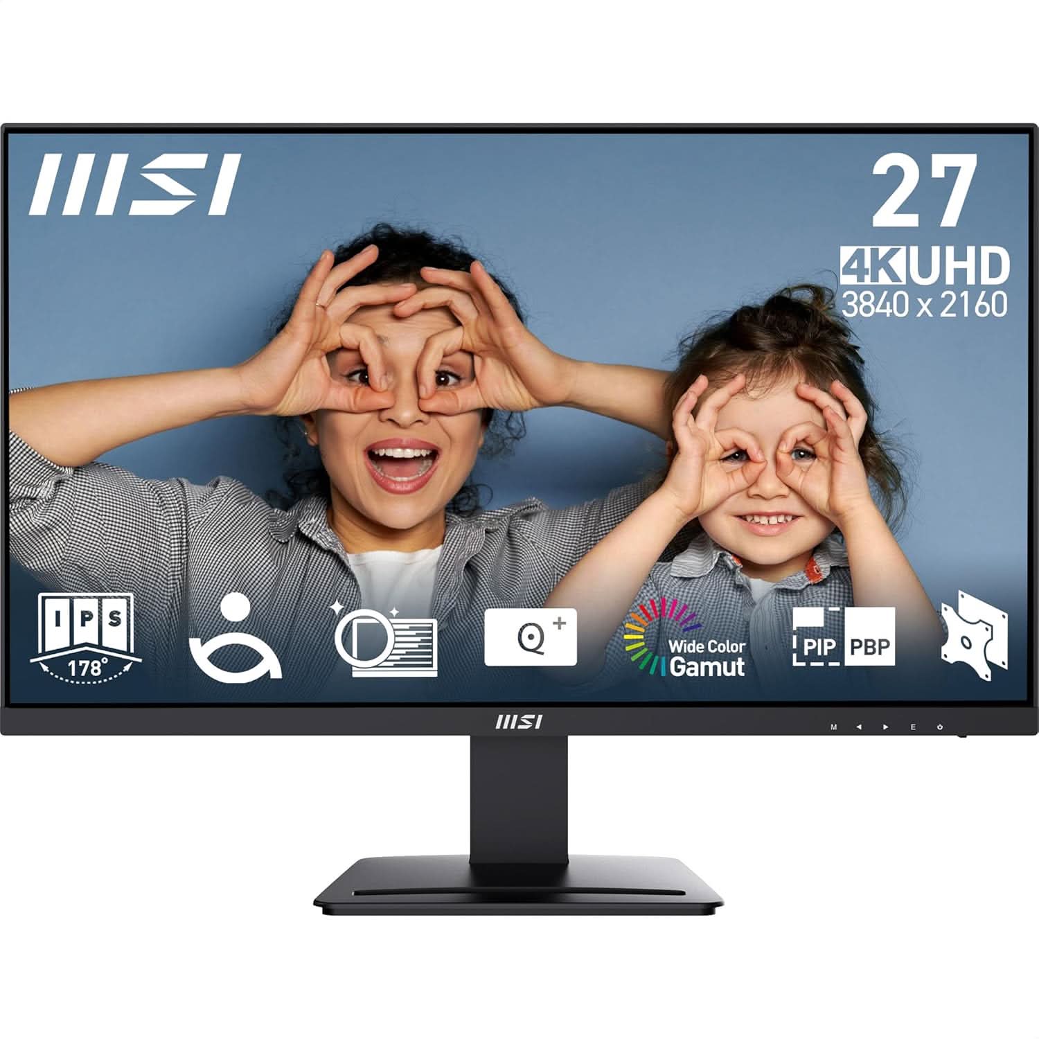 MSI PRO MP273U 4K 27インチモニター MSI PRO MP273U 27 INCH BUSINESS MONITOR