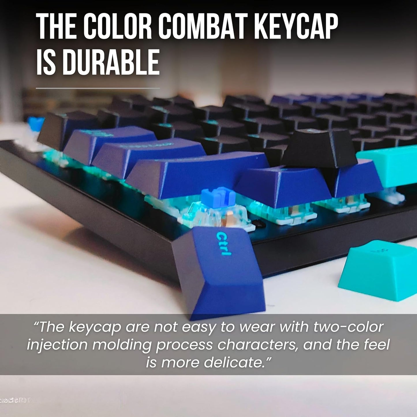 M75 TRI-MODE (2.4G/BLUETOOTH/WIRED) HOT SWAPPABLE RGB, BLUE+BLACK+GREEN