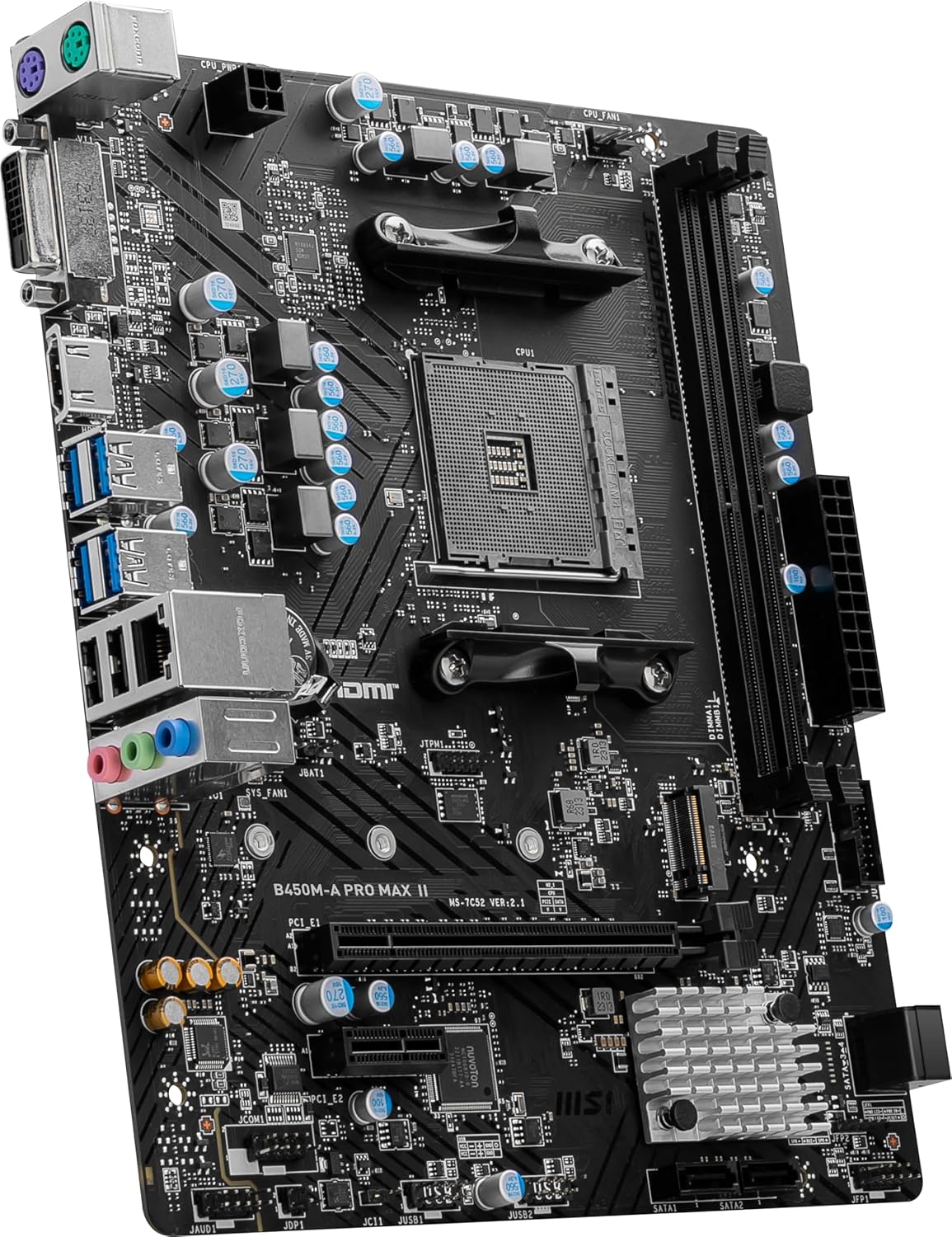 MSI B450M-A PRO MAX II MOTHERBOARD