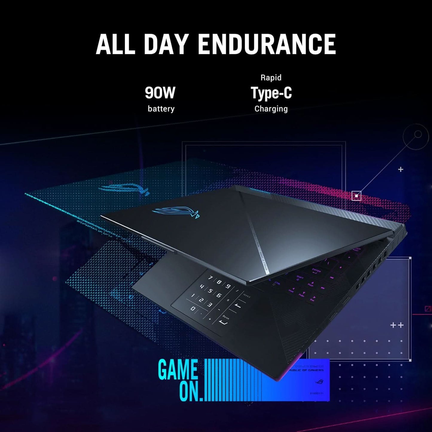 ASUS ROG Strix Scar 16 (2024), Intel Core i9 14900HX 14th Gen, 16 inch(40.64cm) 2.5K QHD+240Hz, Gaming Laptop (32GB DDR5/2TB SSD/16GB RTX 4090/Win11/Per-Key RGB/90WHr/Black/2.65Kg),G634JYR-RA001WS
